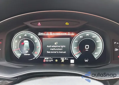 2021 Audi Q7 Prestige 55 Tfsi Quattro Tiptronic из США, поврежденный, VIN WA1VXAF74MD035712